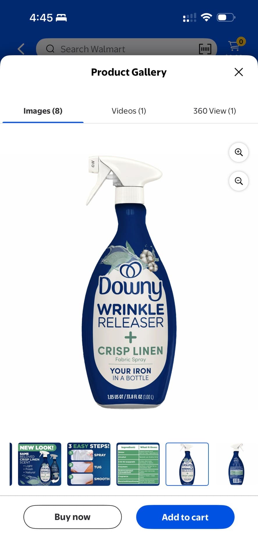 Downy Wrinkle Release Spray