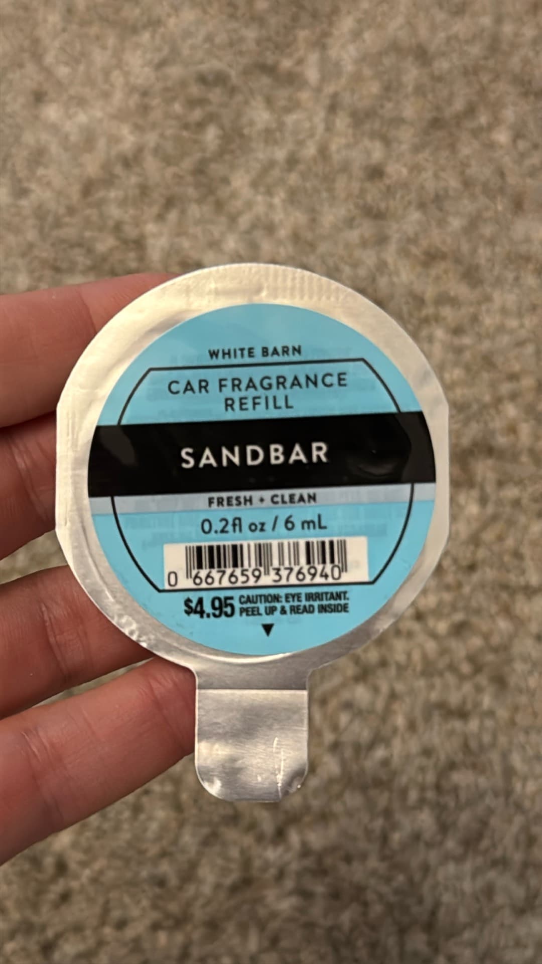Sandbar Car Fragrance Refill