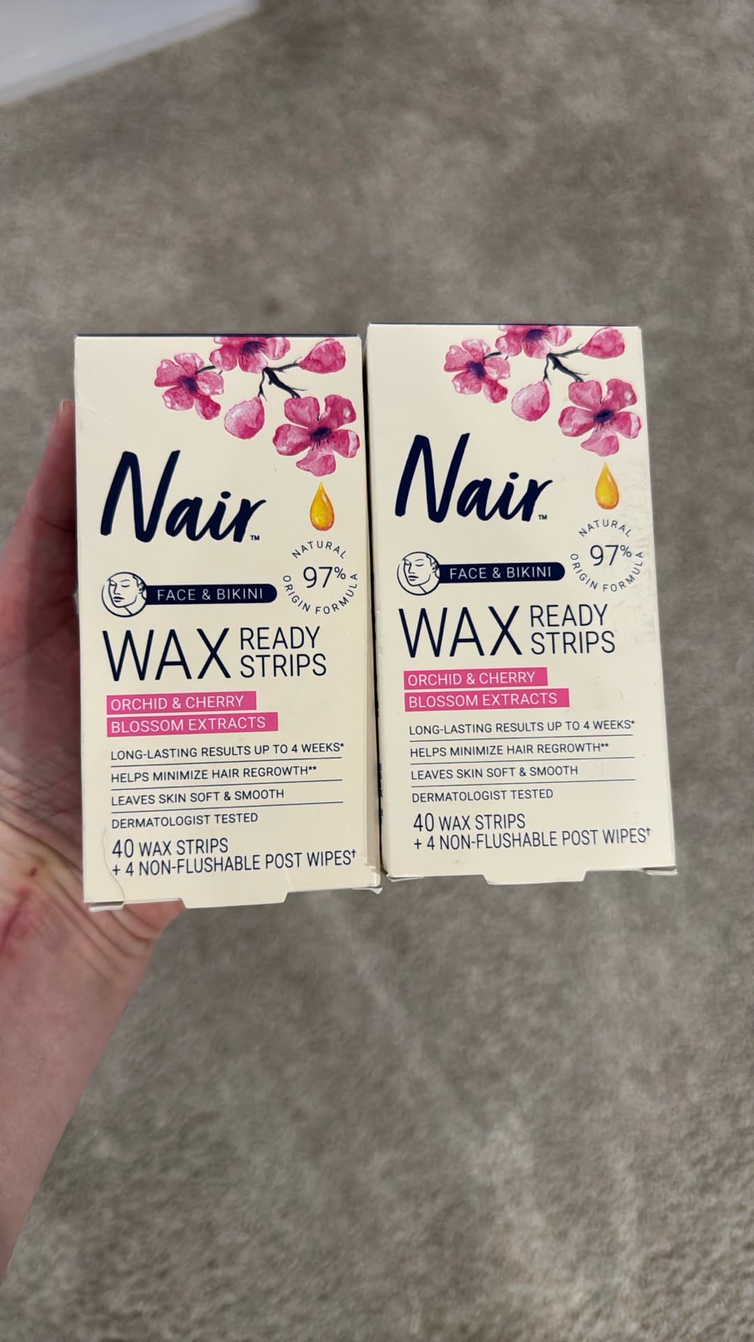 Nair Wax Ready Strips