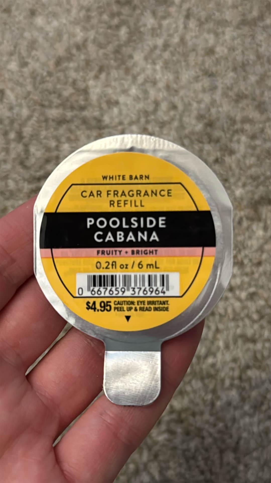 Poolside Cabana Car Fragrance Refill