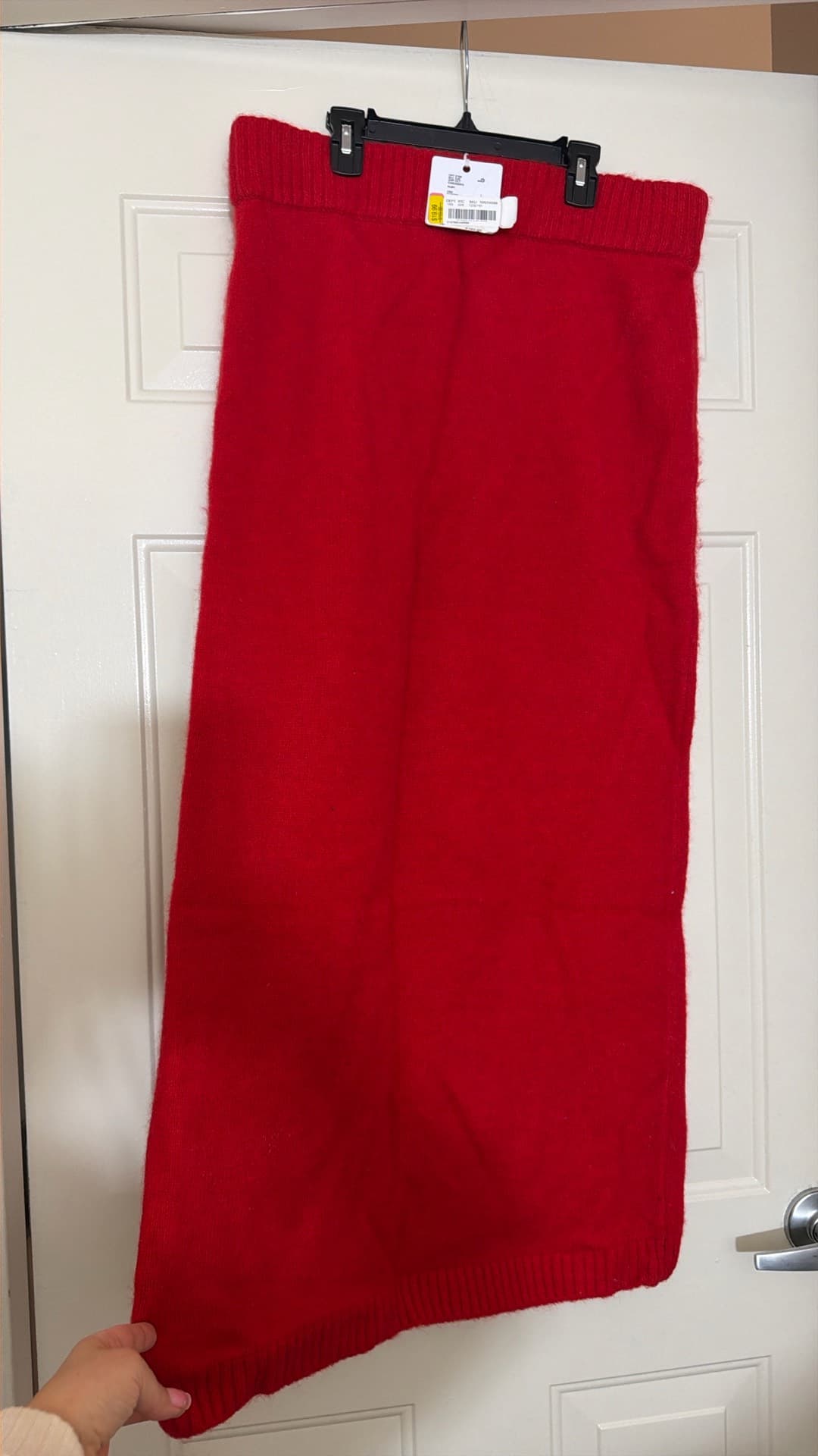 Cozy Red Knit Wrap