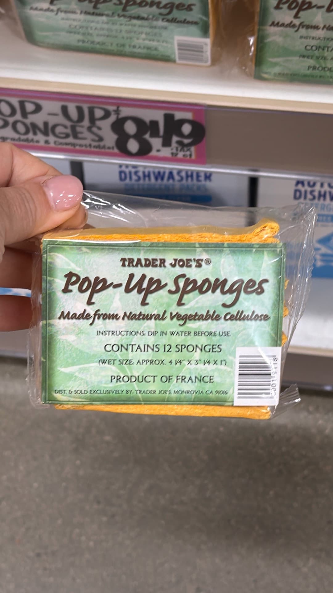 Trader Joe's Pop-Up Sponges