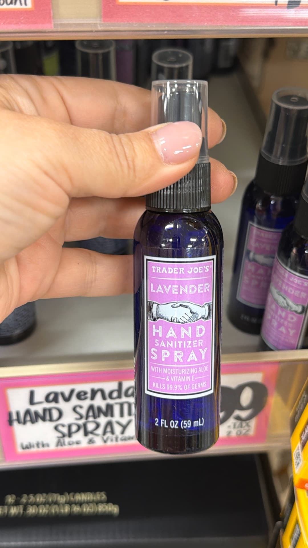 Trader Joe's Lavender Hand Sanitizer Spray