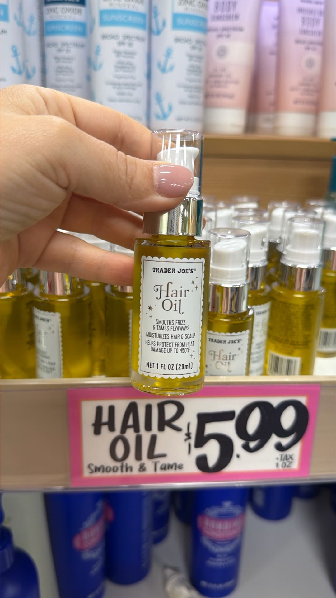 Trader Joe's Hair Oil