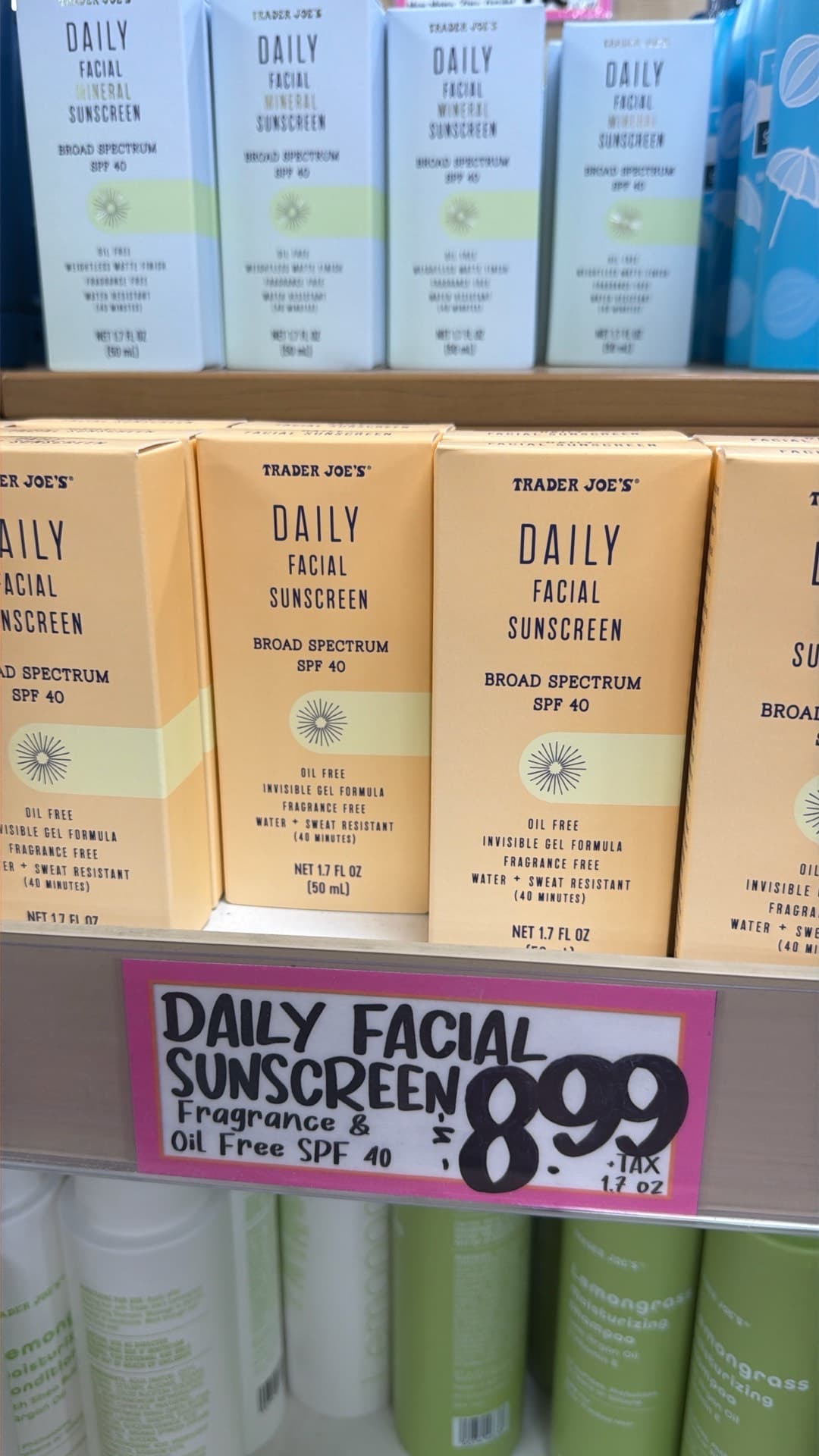Trader Joe's Daily Facial Sunscreen