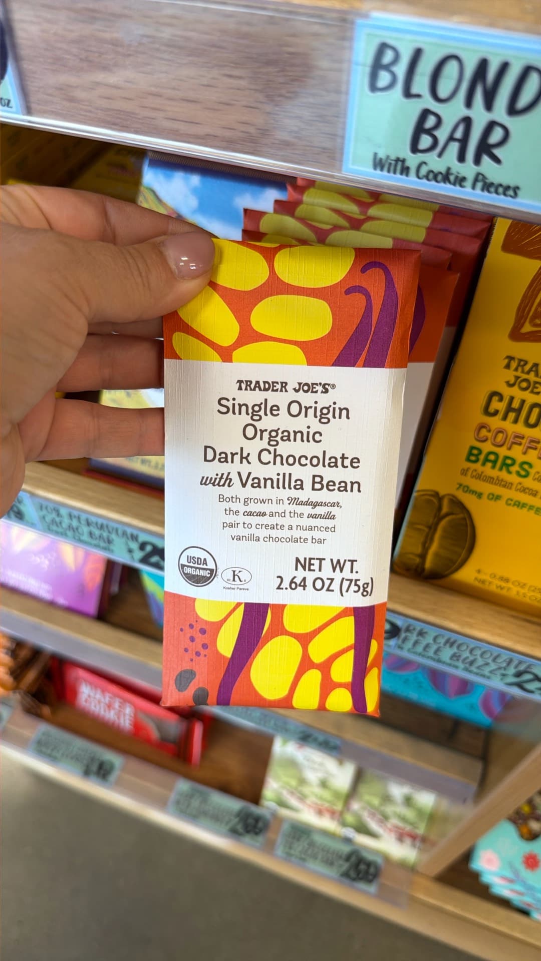 Trader Joe's Organic Dark Chocolate