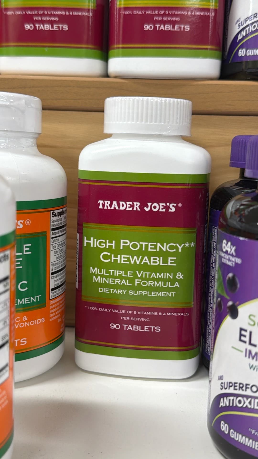 High Potency Chewable Multivitamins