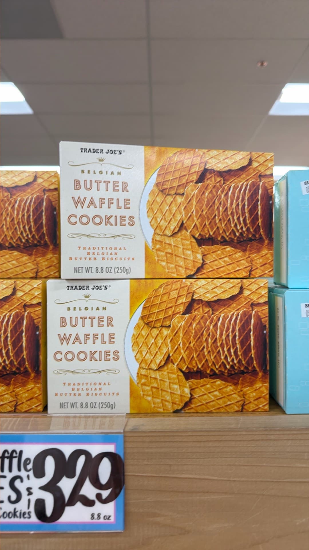 Trader Joe's Belgian Butter Waffle Cookies