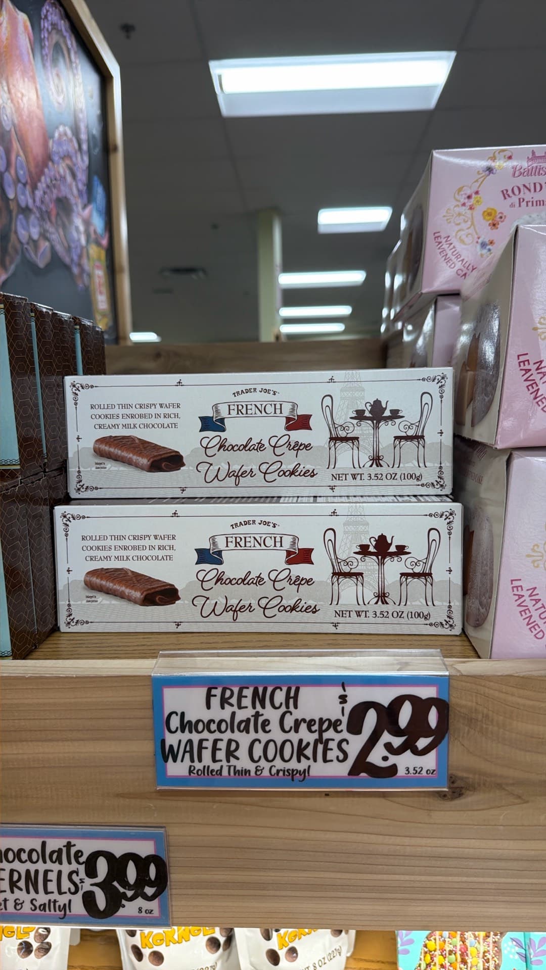 French Chocolate Crêpe Wafer Cookies