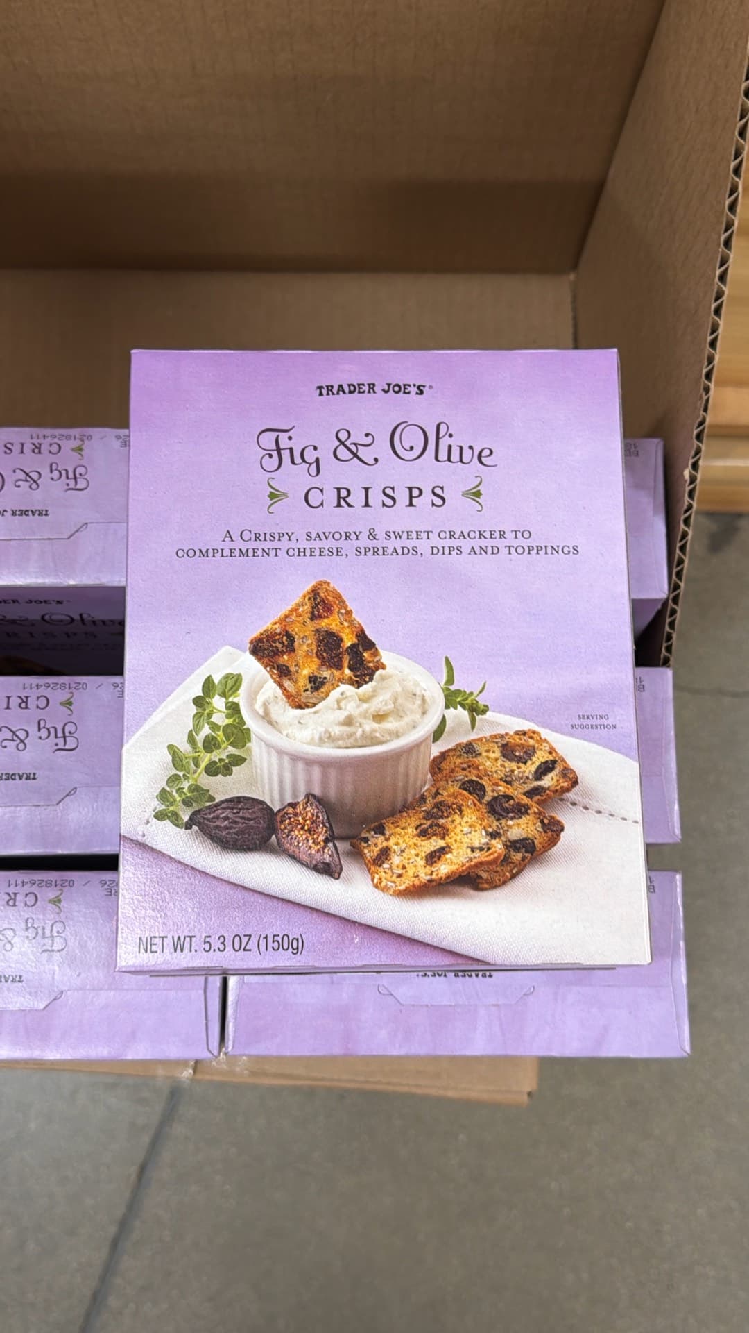 Fig & Olive Crisps