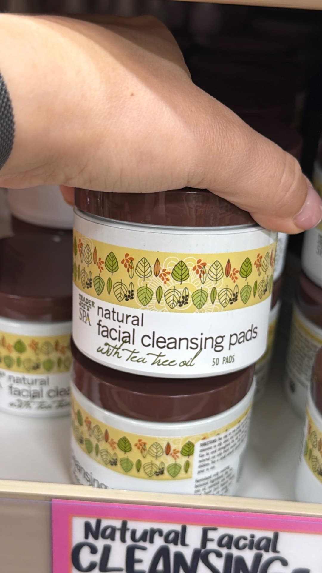 Natural Facial Cleansing Pads