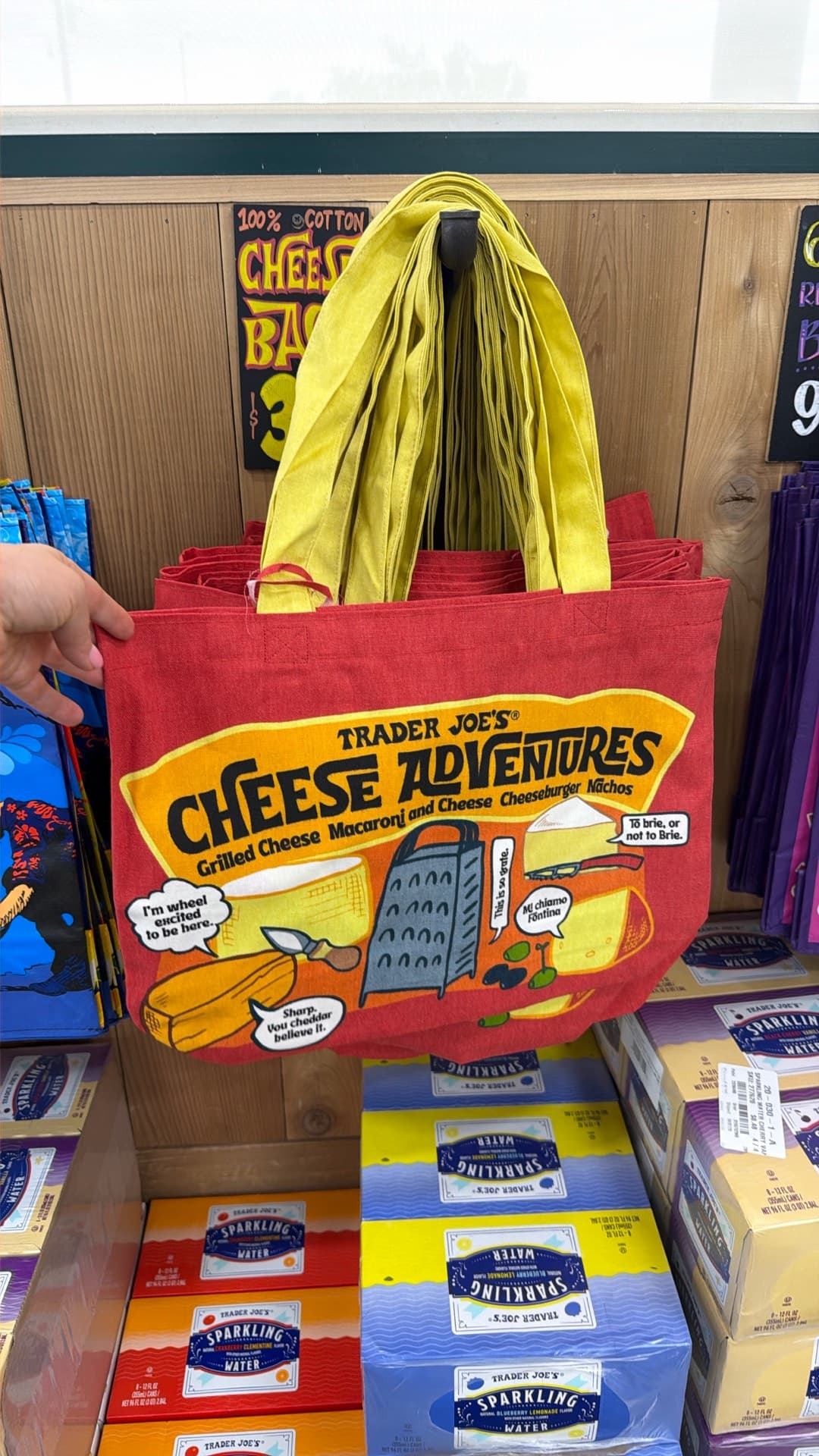 Trader Joe's Cheese Adventures Bag