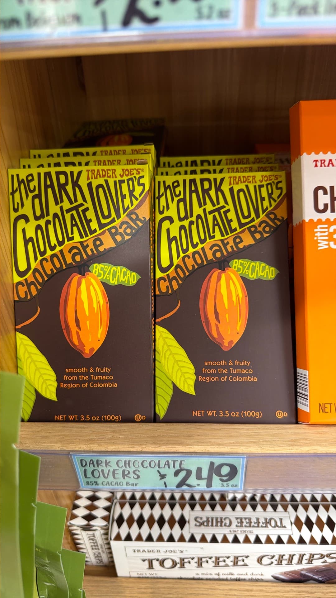 Trader Joe's Dark Chocolate Bar