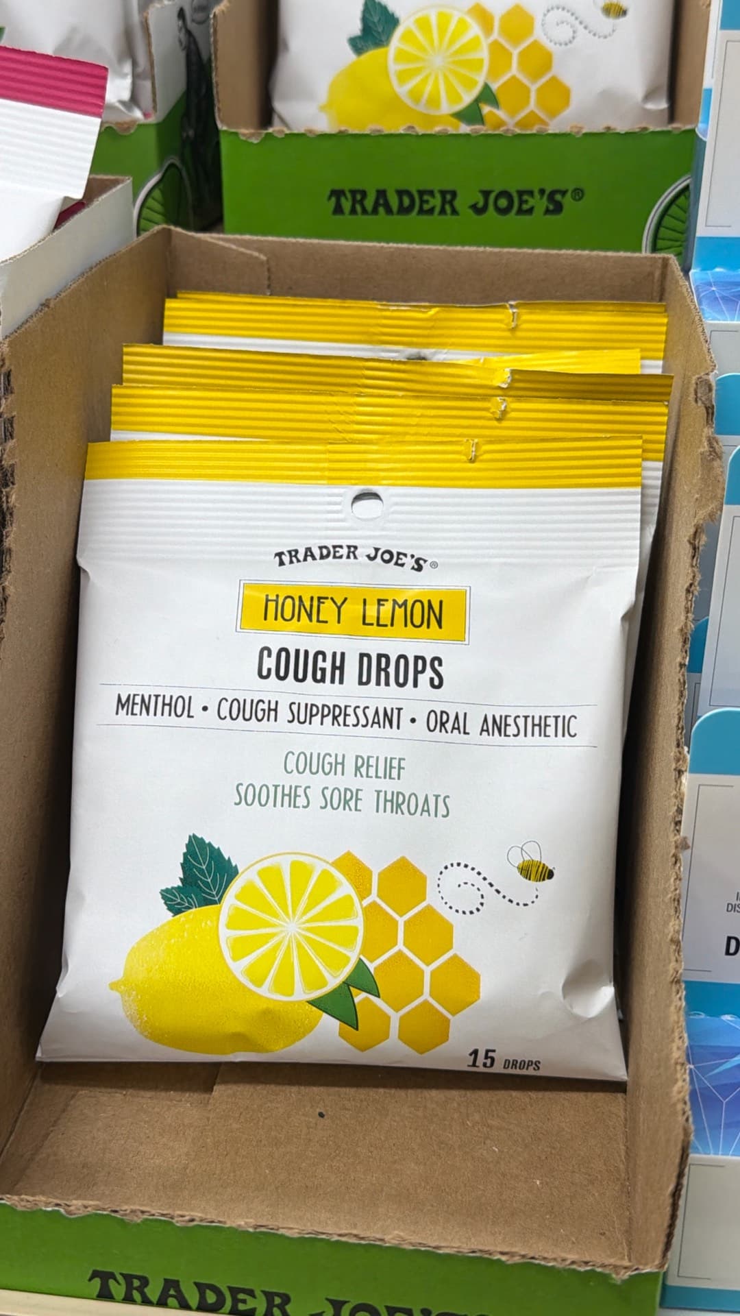Trader Joe's Honey Lemon Cough Drops