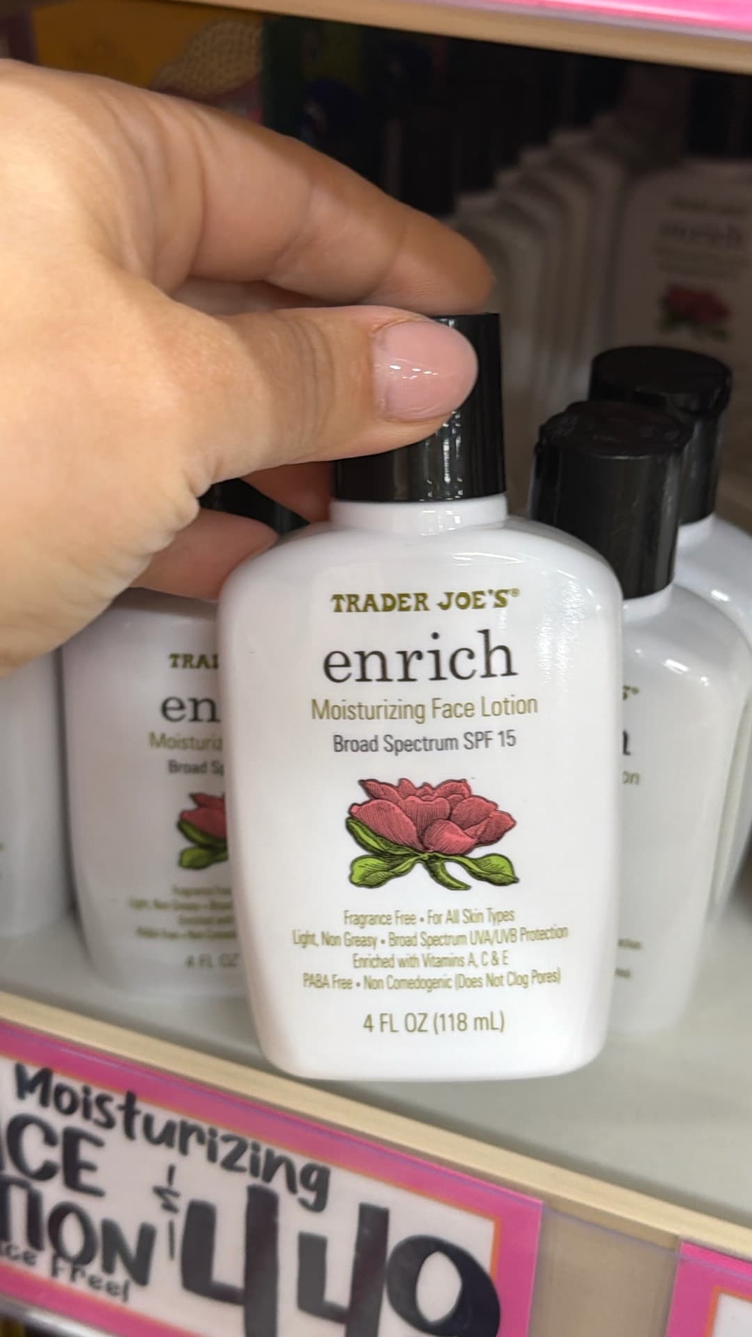 Trader Joe's Enrich Face Lotion