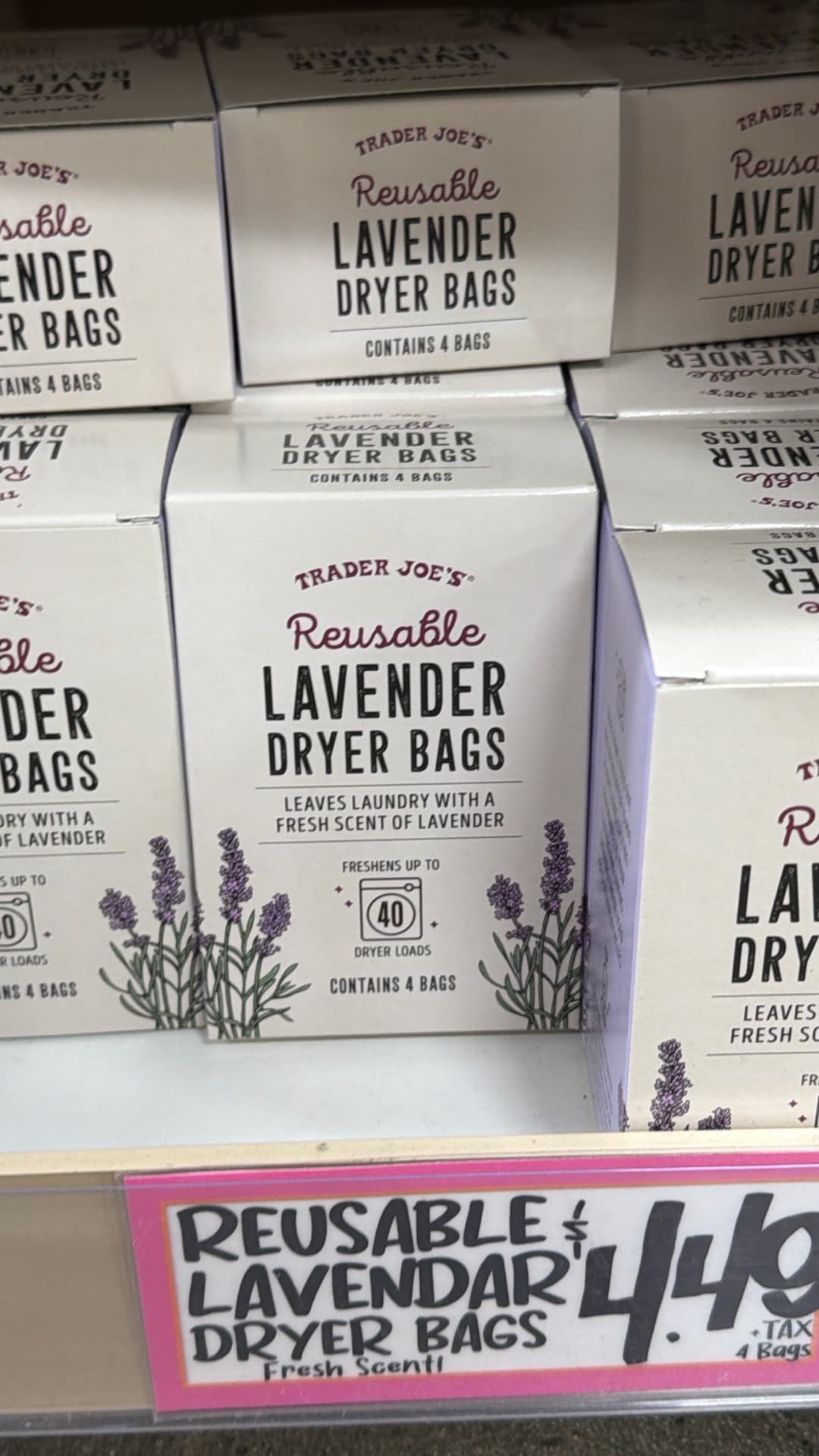 Lavender Dryer Bags