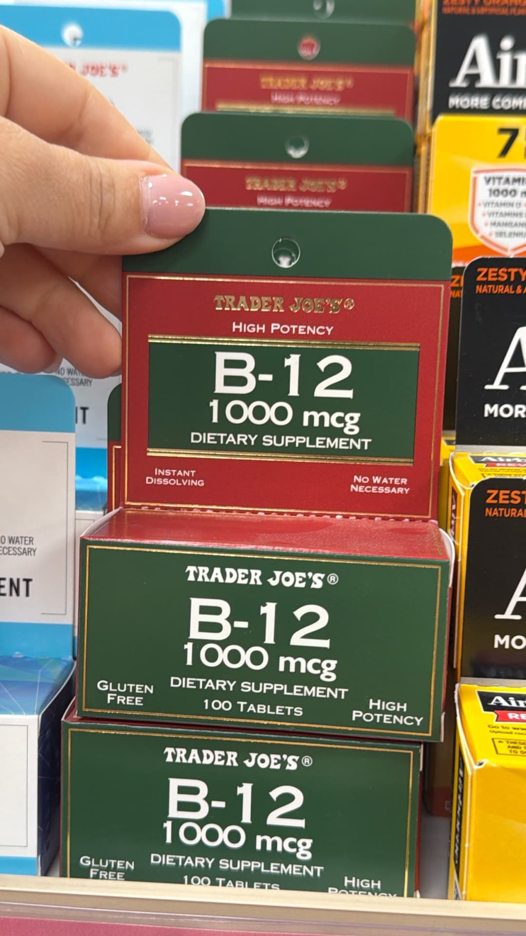 Trader Joe's B-12 Supplement