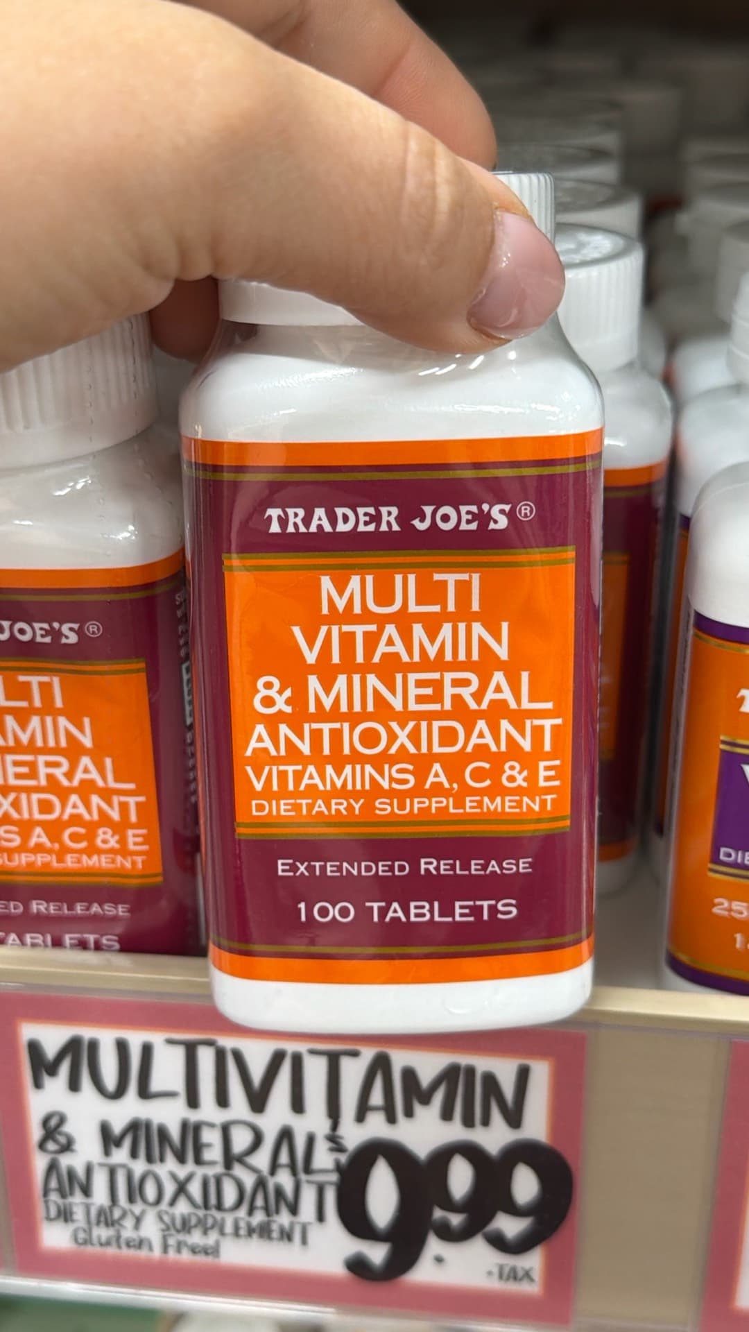 Trader Joe's Multivitamin & Mineral Antioxidant