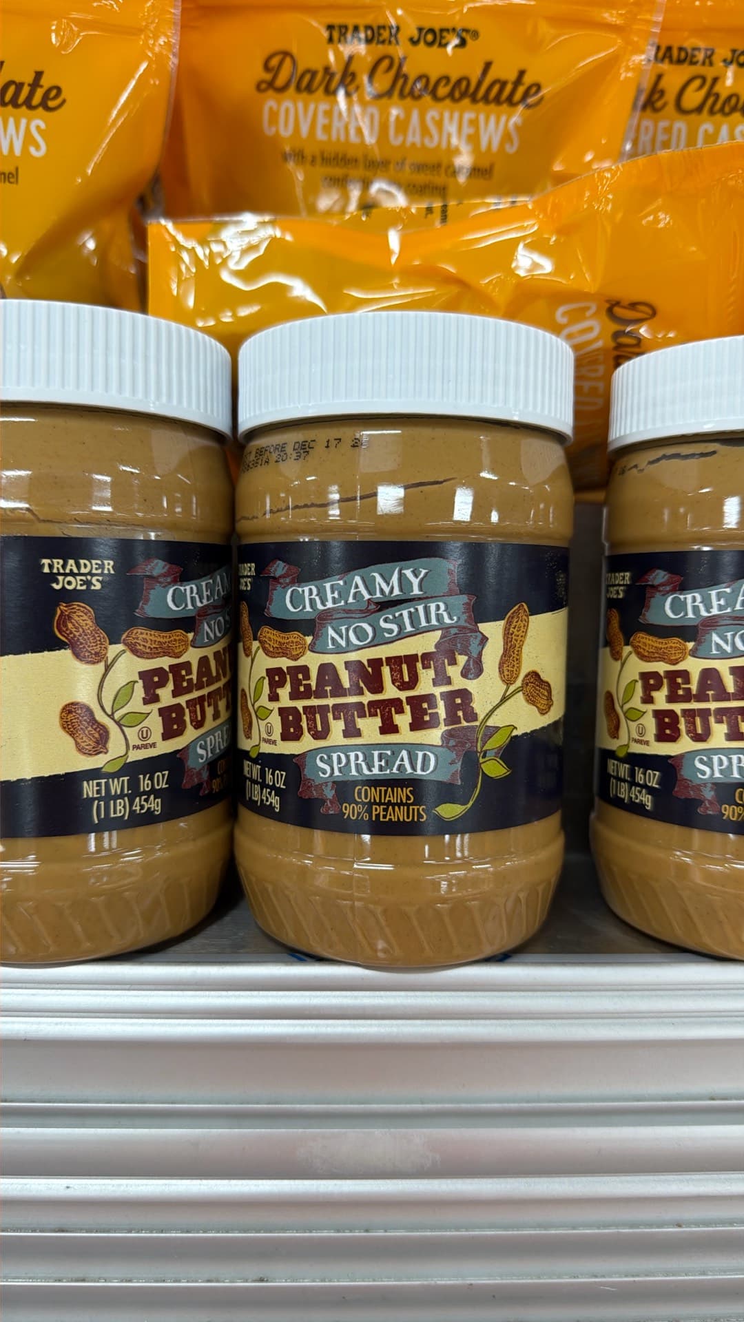 Creamy No Stir Peanut Butter