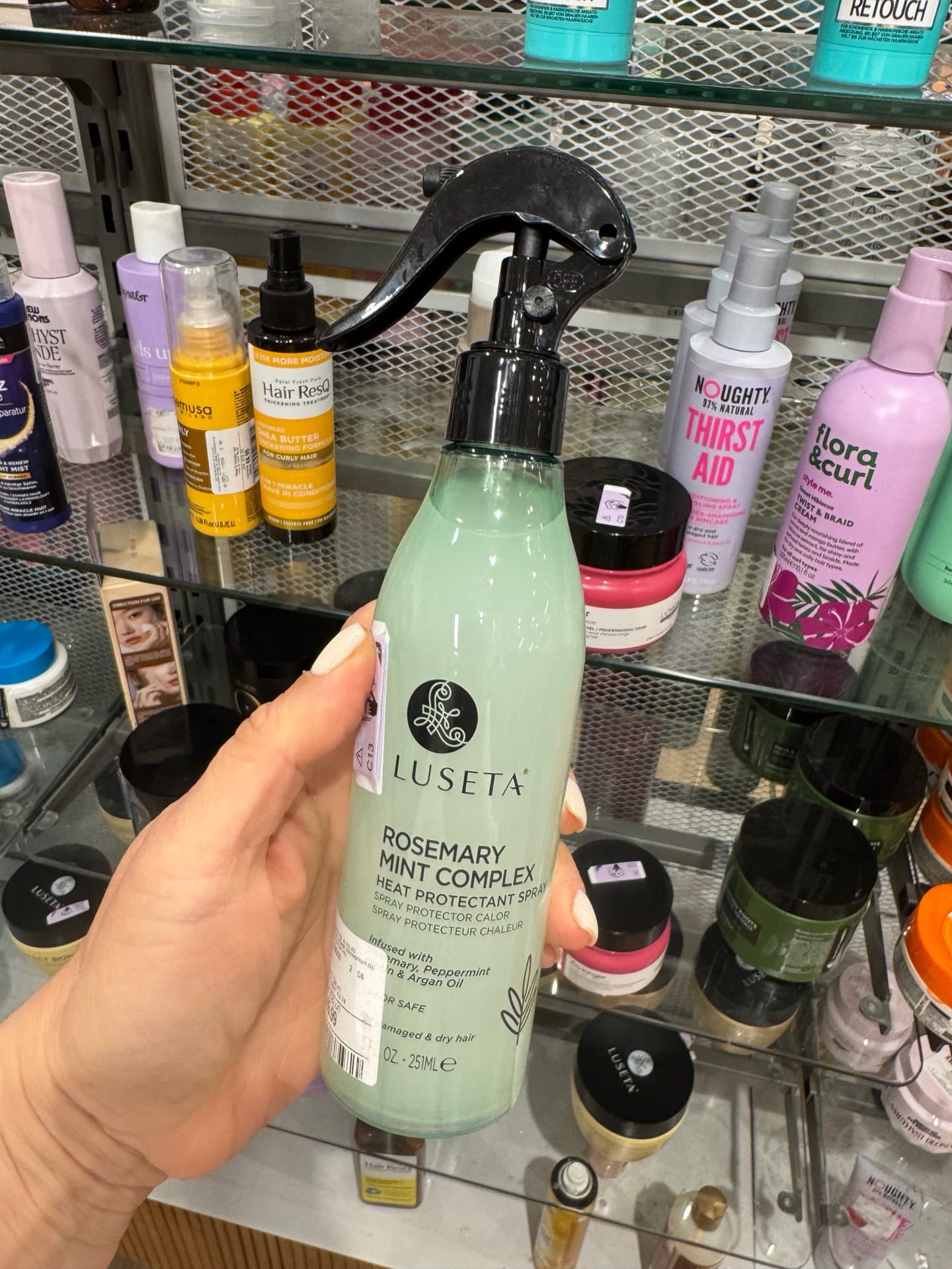 Luseta Rosemary Mint Heat Protectant Spray