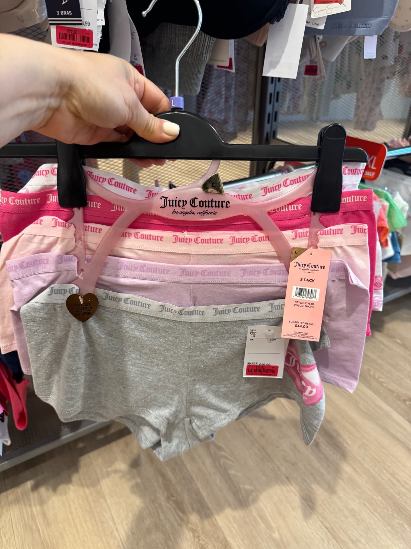 Juicy Couture Boyshorts Pack