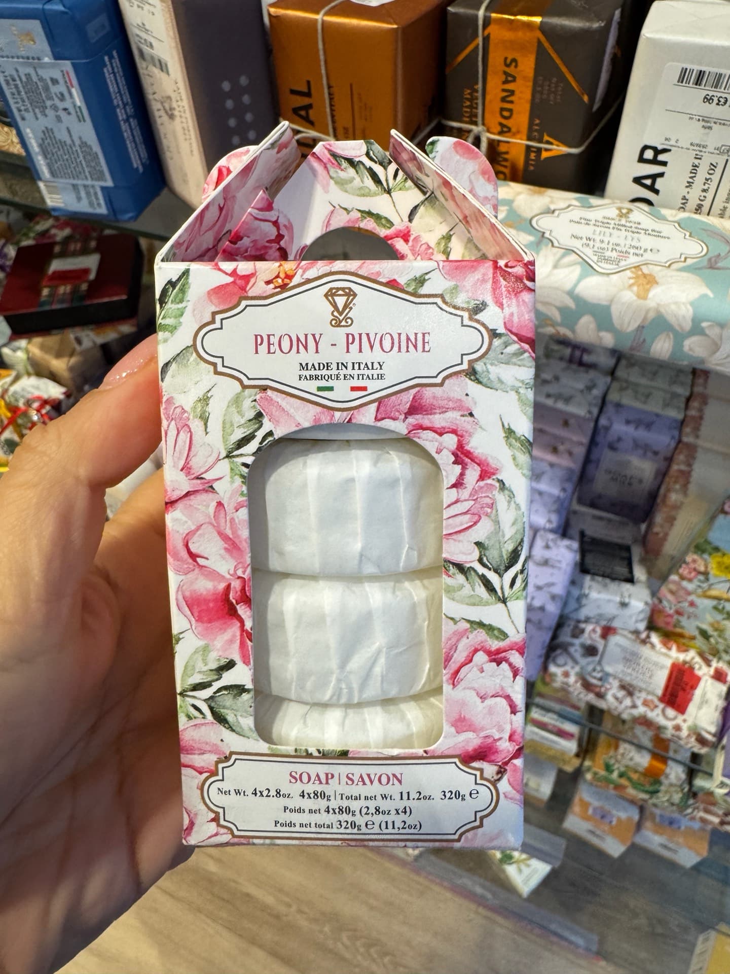 Peony Soap Set