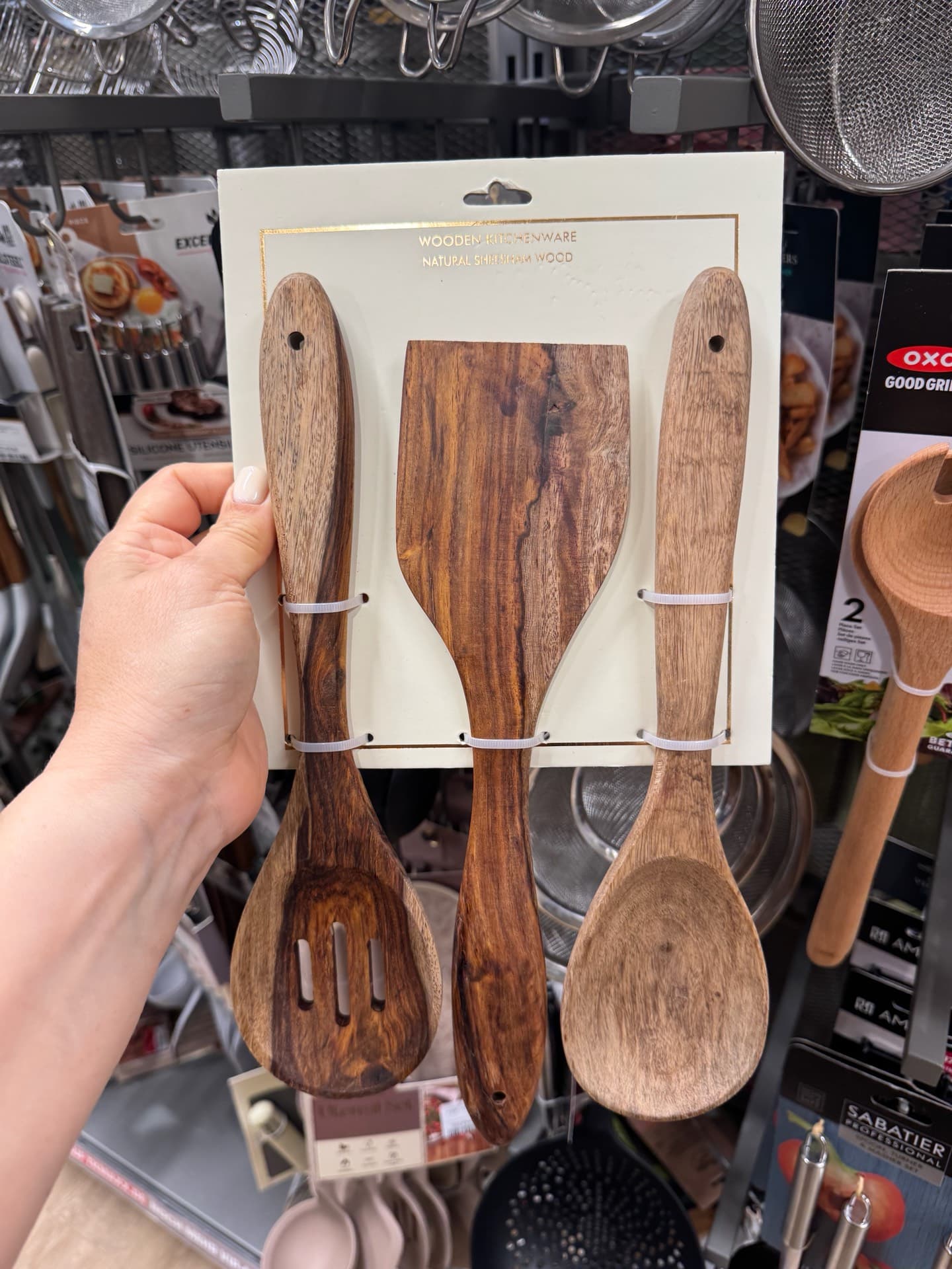 Natural Wood Kitchen Utensils