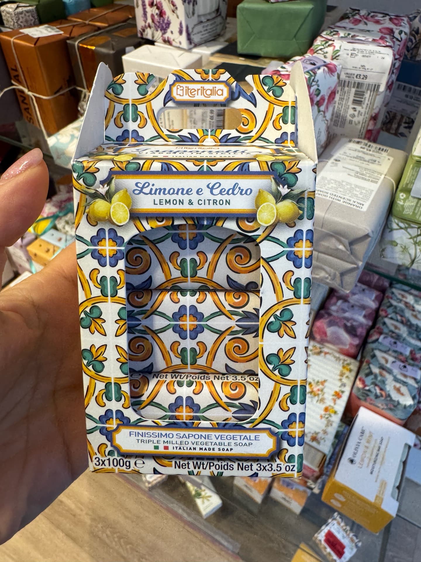 Italian Lemon & Cedar Soap
