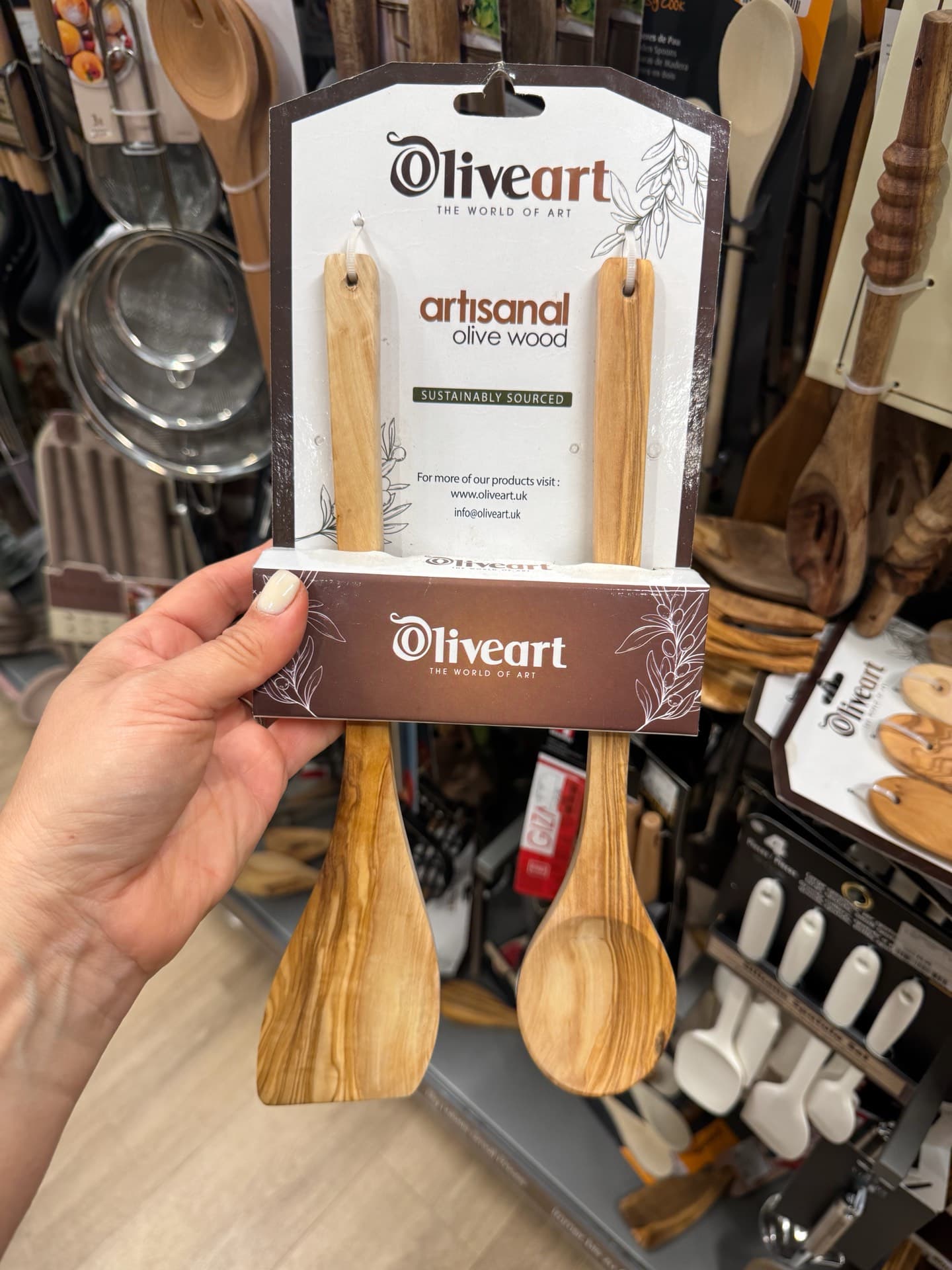 Artisanal Olive Wood Spoons