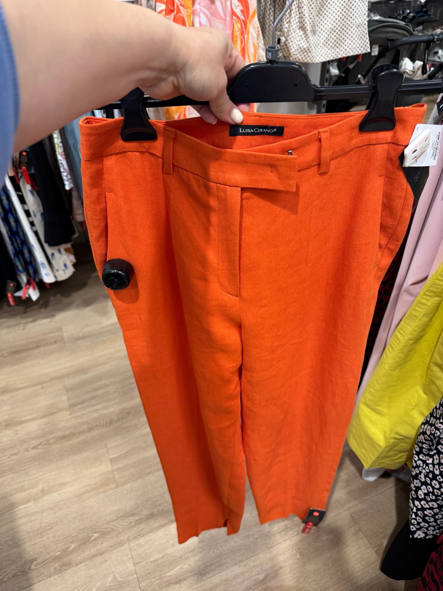 Vibrant Orange Trousers
