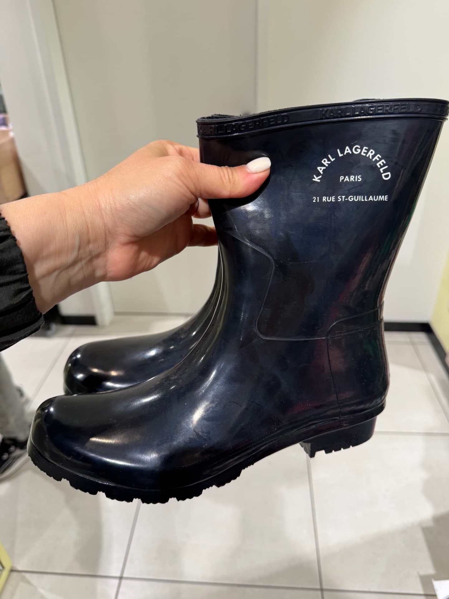 Karl Lagerfeld Rain Boots
