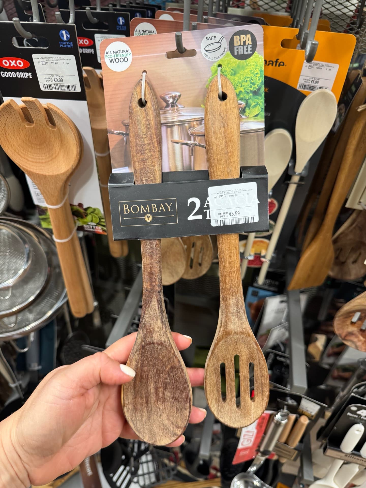 Eco-Friendly Wooden Cooking Utensils