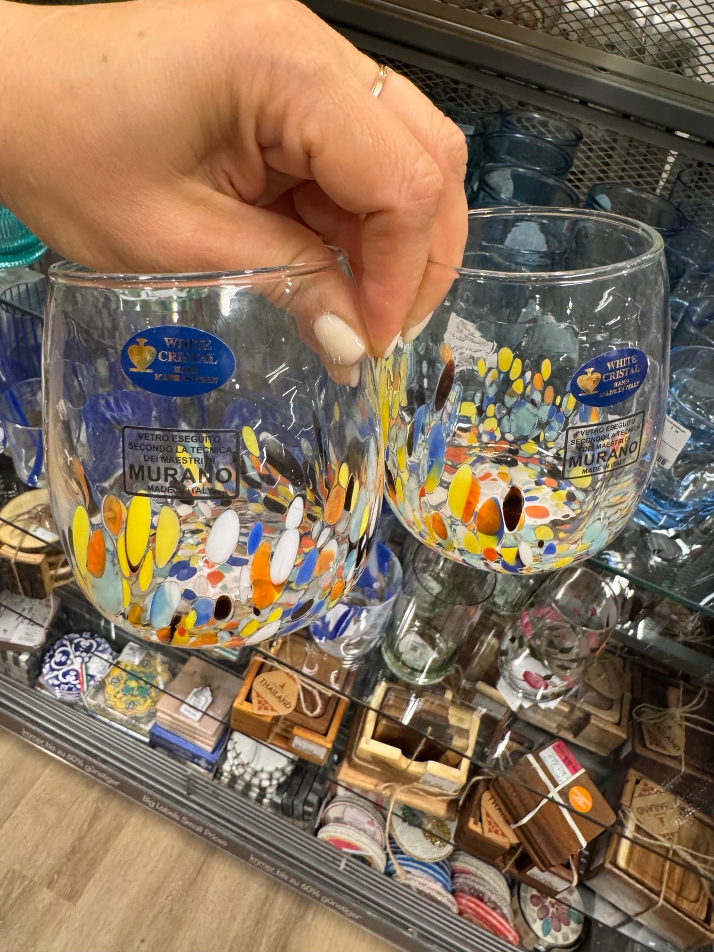 Murano Crystal Glasses