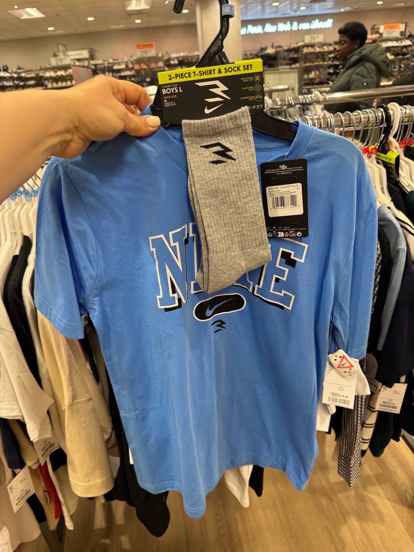 Nike Boys' T-Shirt & Sock Set