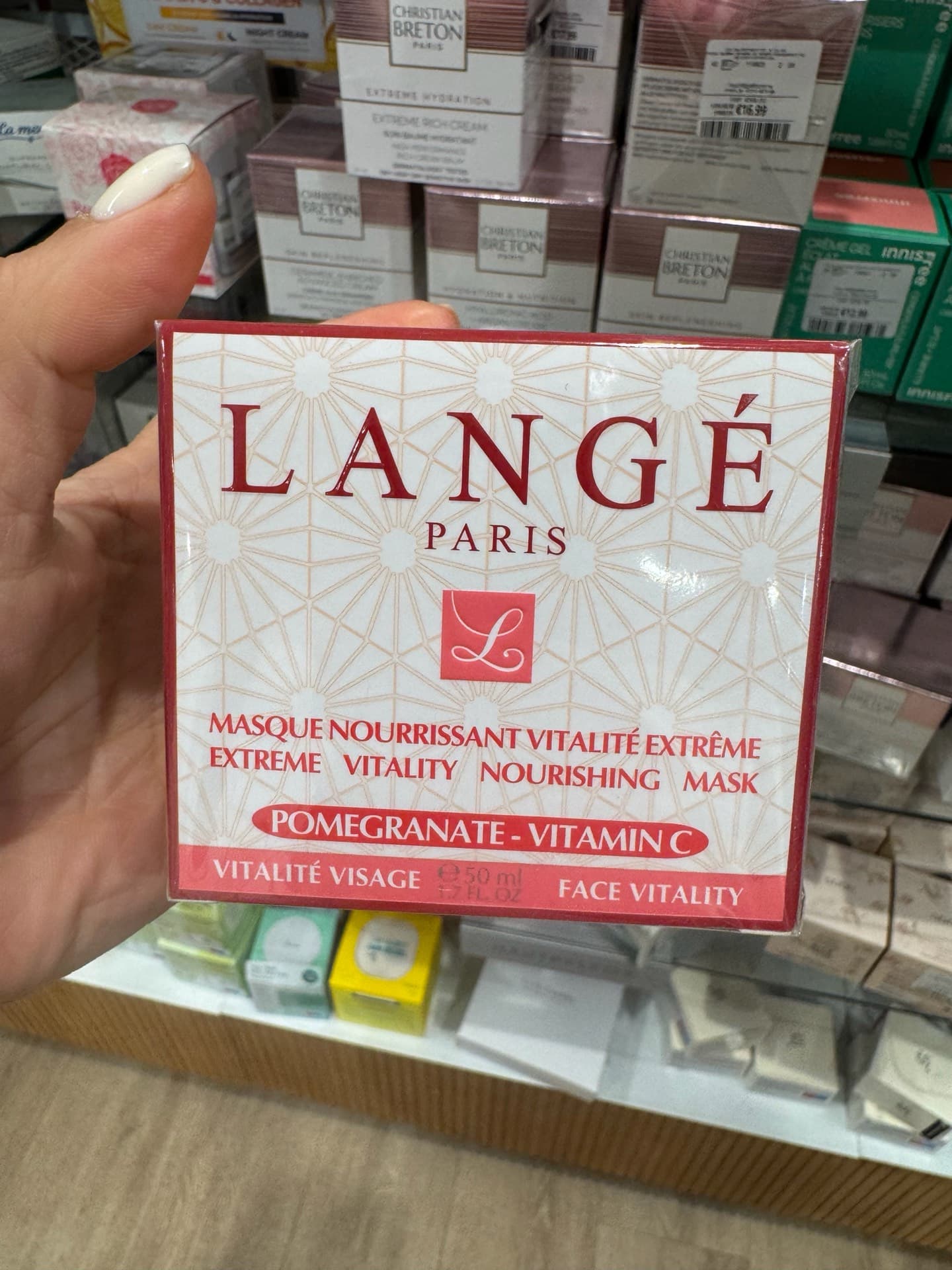 Langé Pomegranate Vitality Mask
