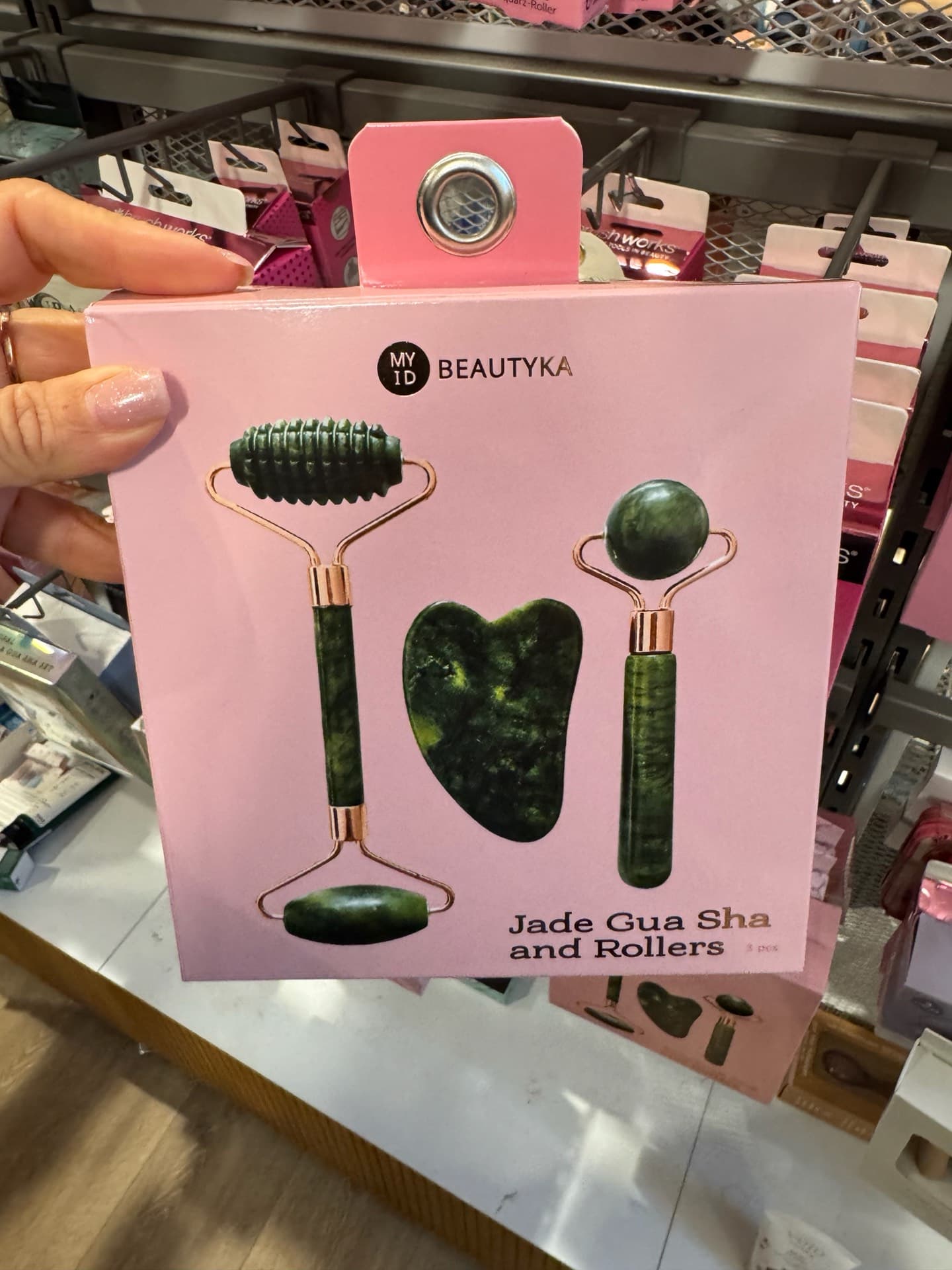 Jade Gua Sha and Rollers Set