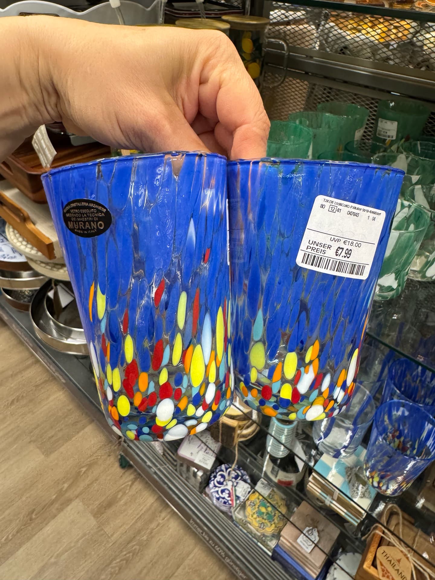 Murano Glass Tumblers