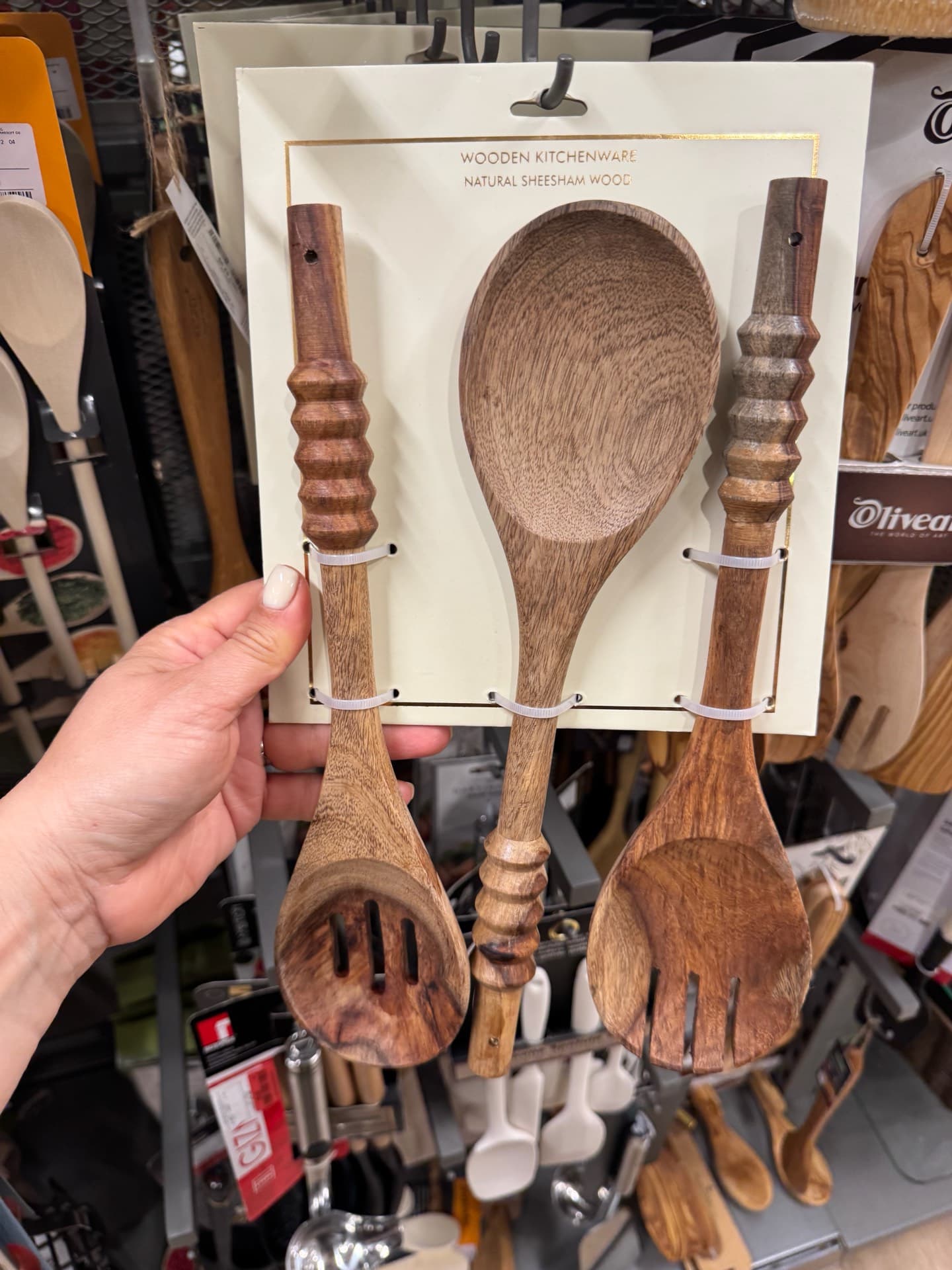 Wooden Kitchen Utensils Set