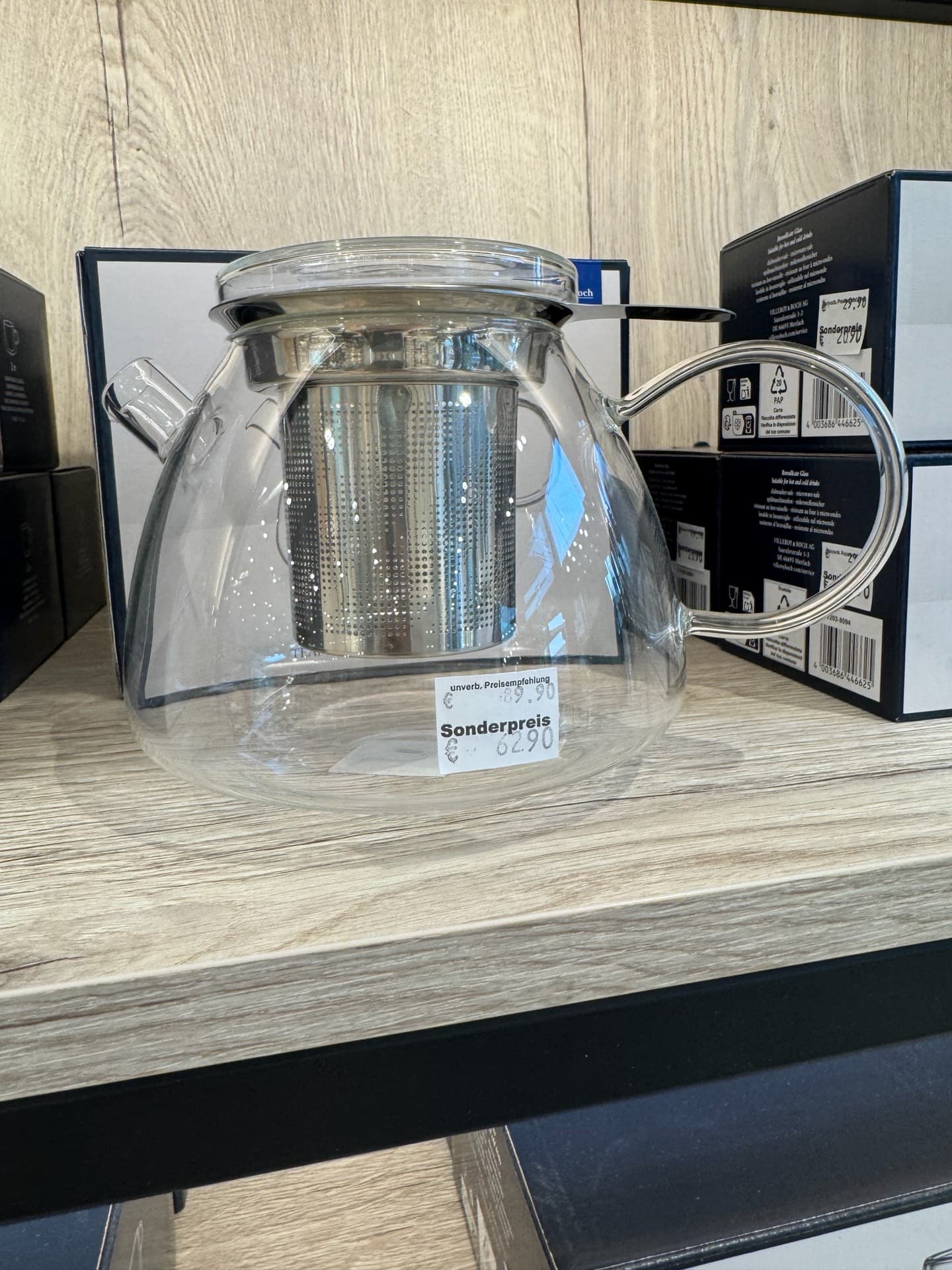 Elegant Glass Teapot