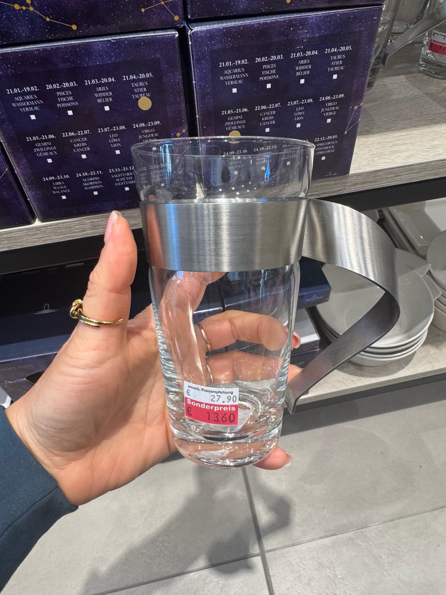 Stylish Glass with Handle