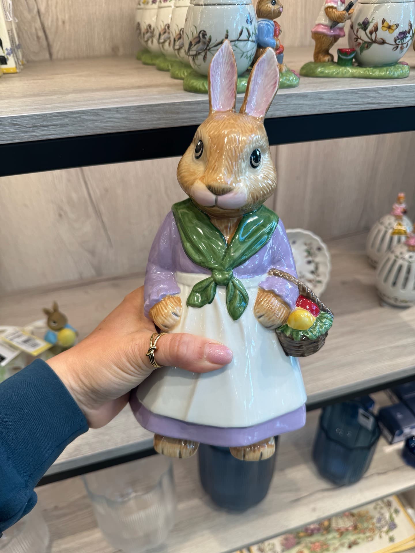 Charming Ceramic Bunny Figurine