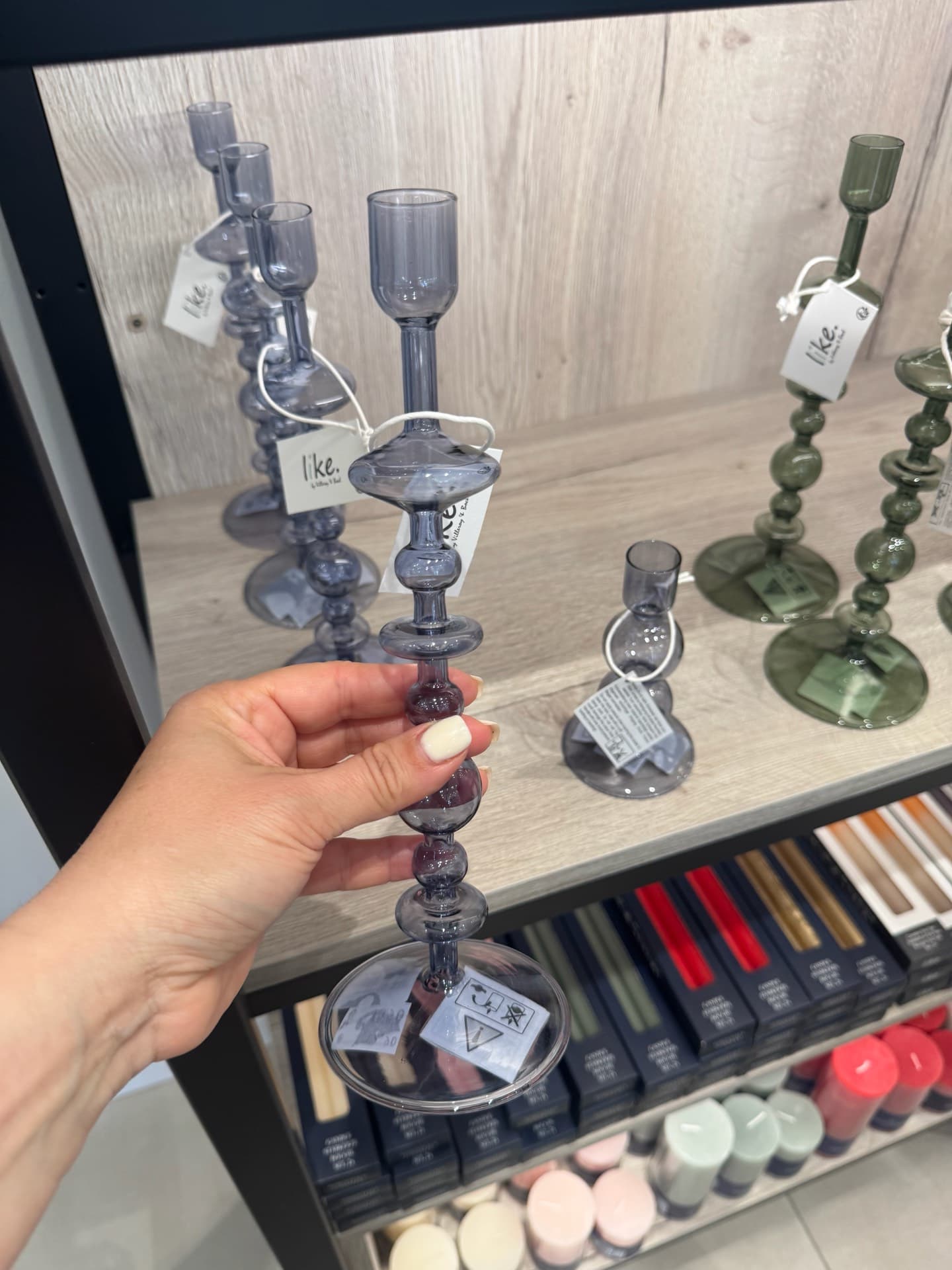 Trendy Glass Candle Holder