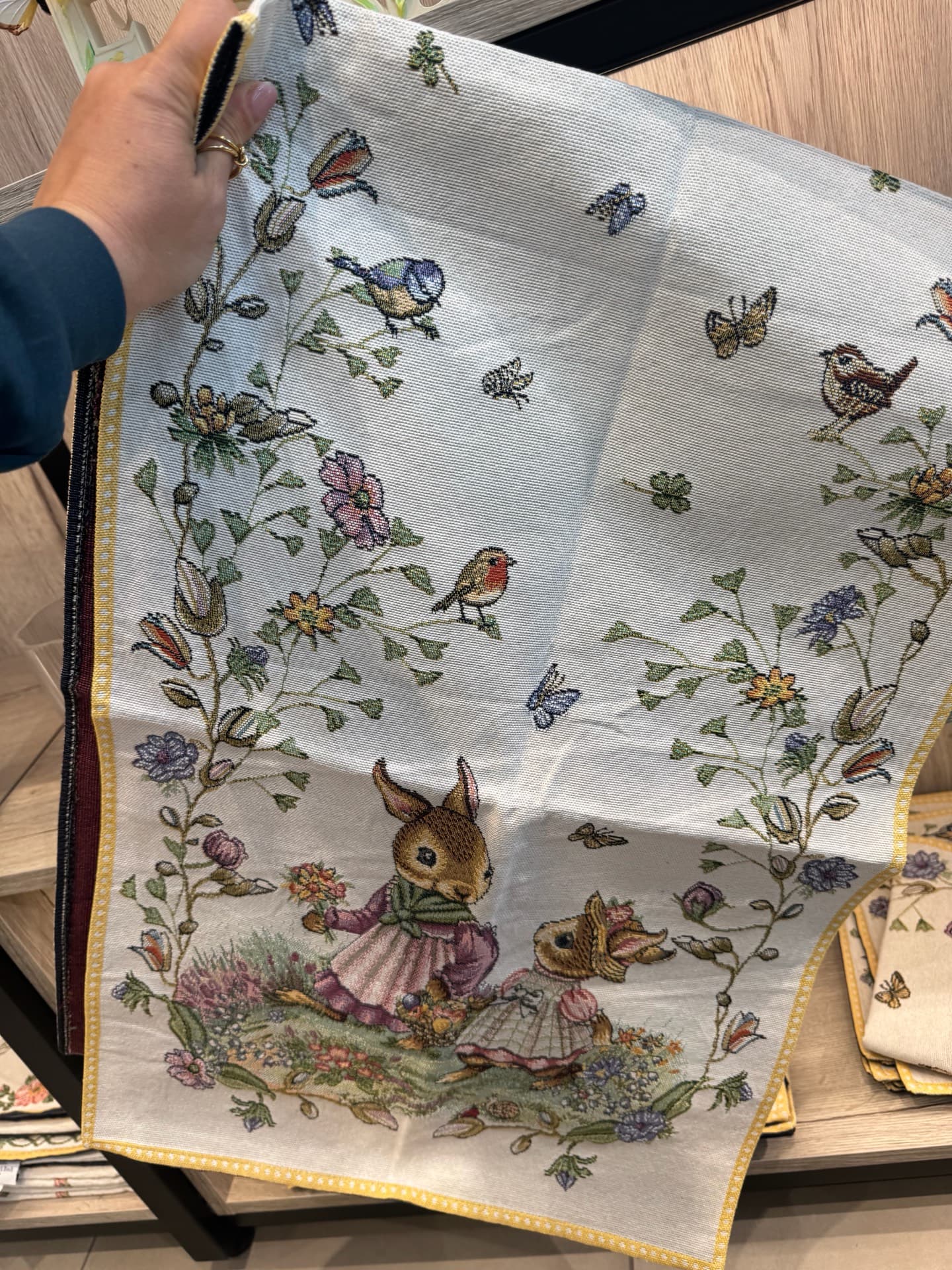 Charming Embroidered Tablecloth