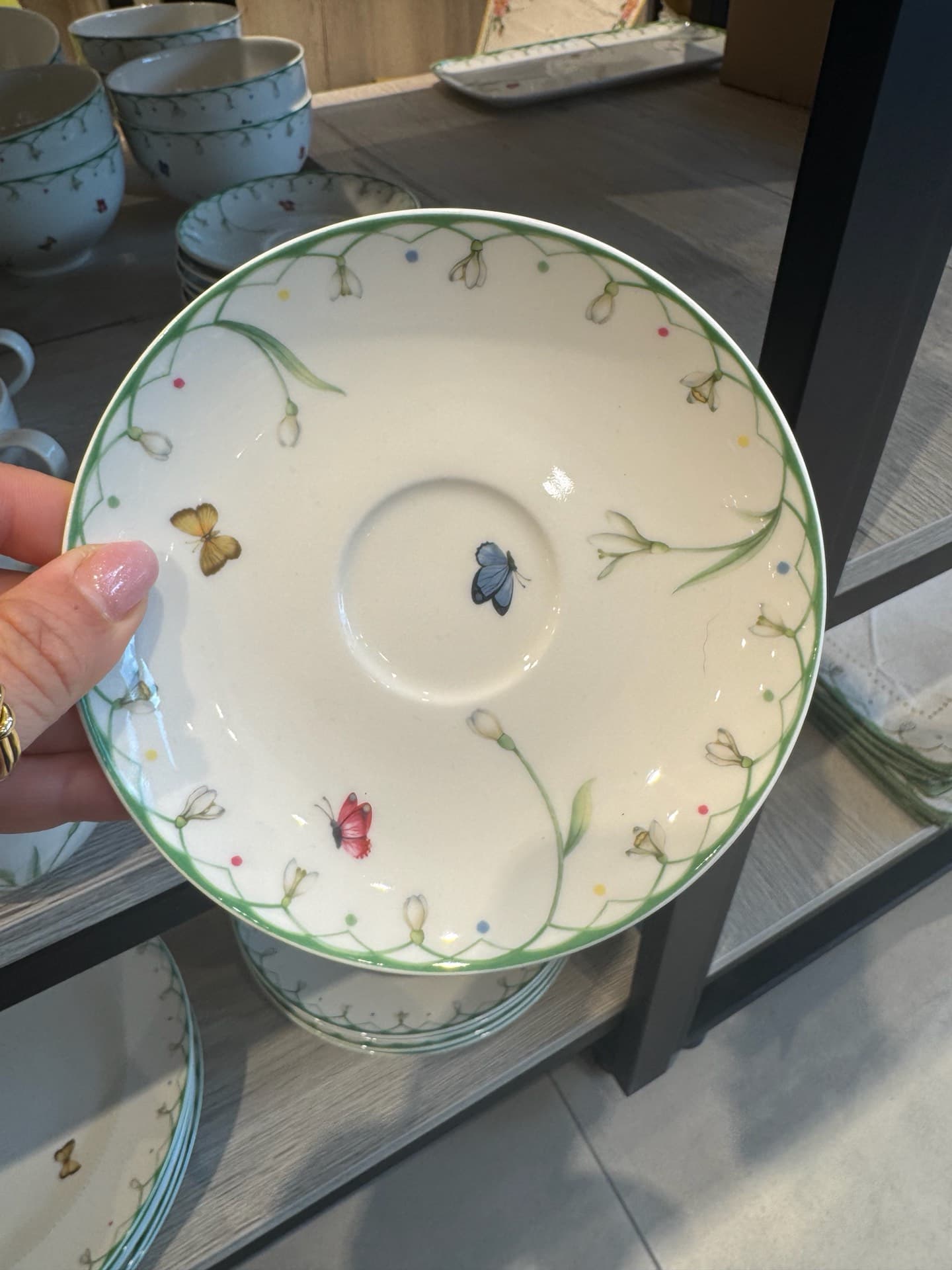 Floral Decorated Plate