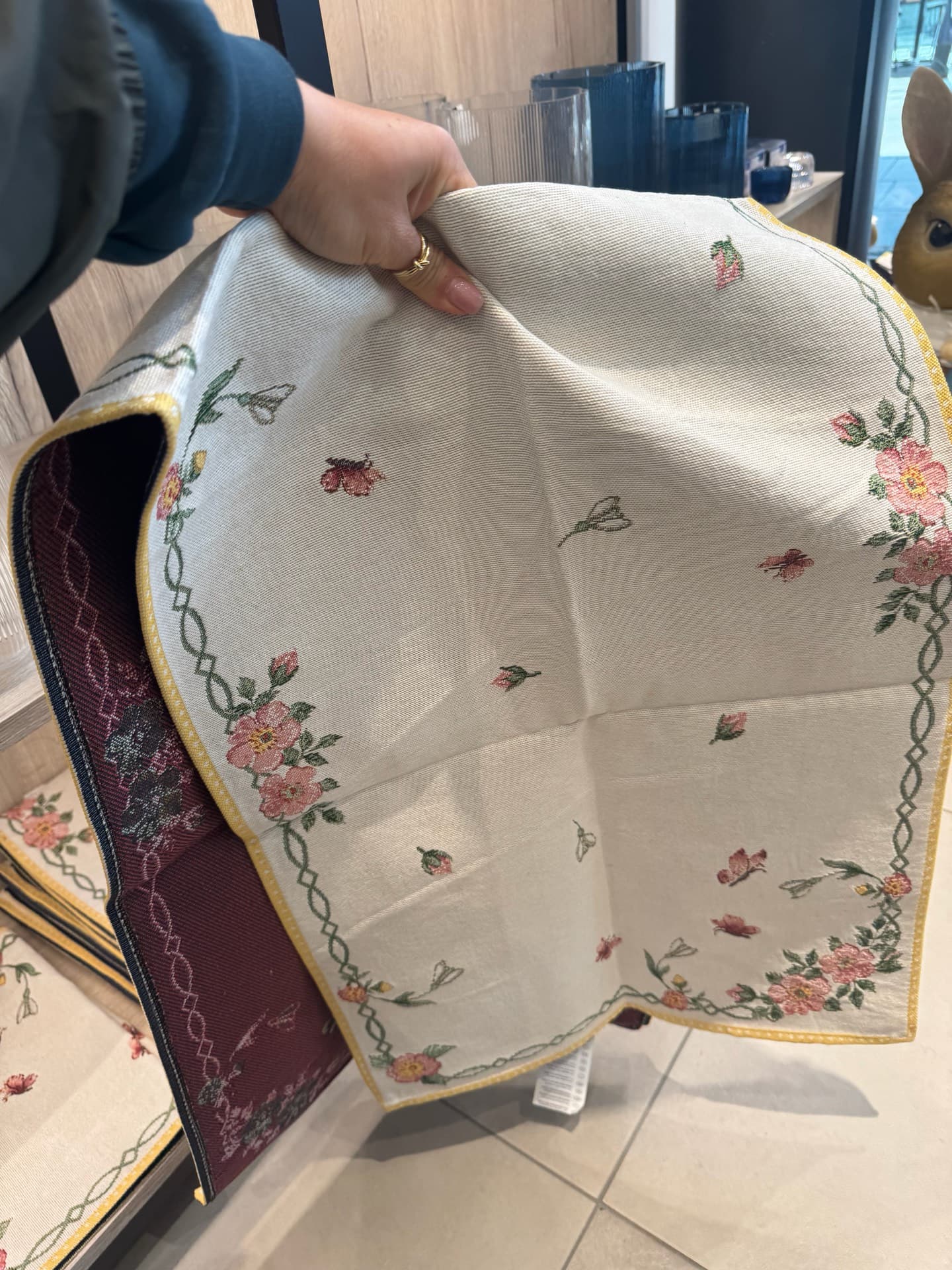 Embroidered Kitchen Towel