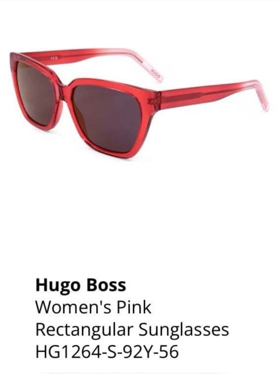 Hugo Boss Women's Pink Sunglasses