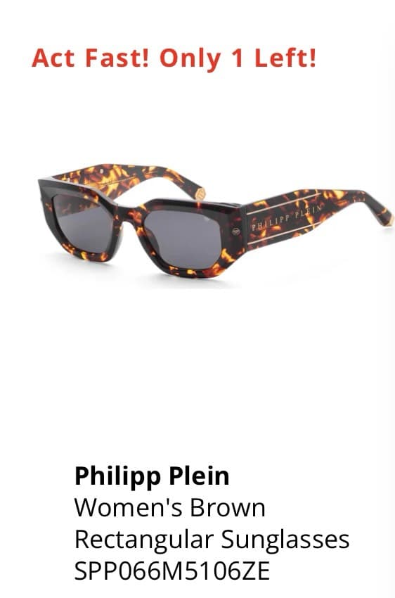 Philipp Plein Women's Sunglasses