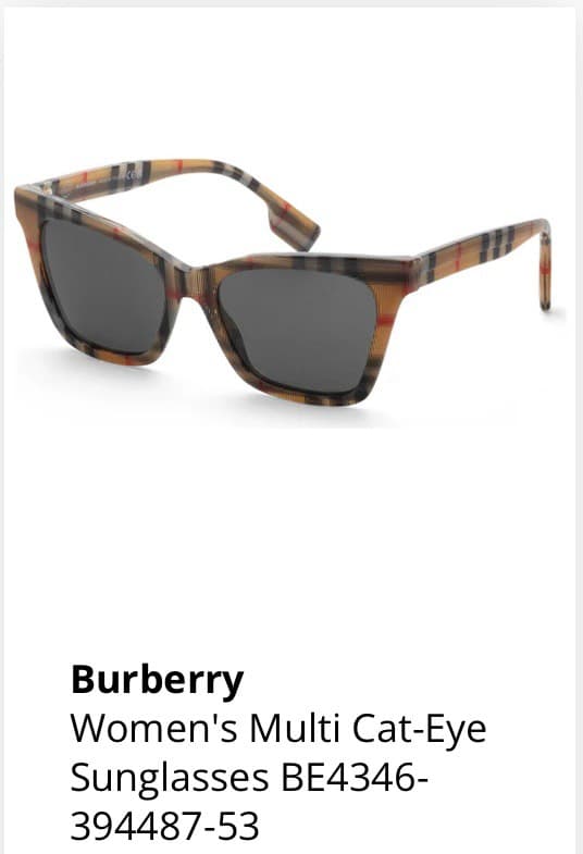 Burberry Cat-Eye Sunglasses
