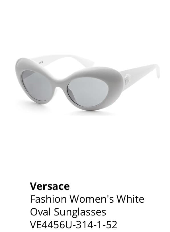 Versace Oval Sunglasses