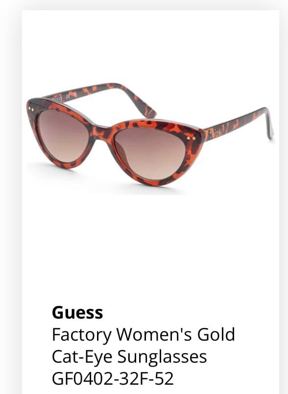 Guess Cat-Eye Sunglasses